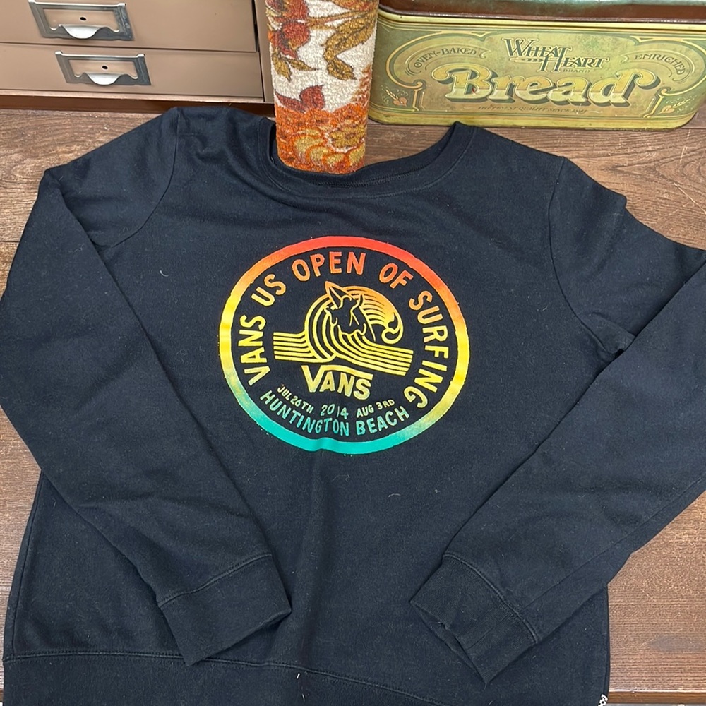 Vans Sweatshirt Rasta Colors Size Medium